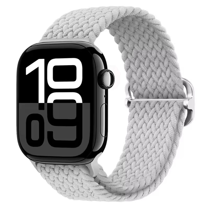 Elastic Braided Nylon Bracelet for Apple Watch Band iWatch Series Ultra/11/10/9/8/7/4/5/6/SE