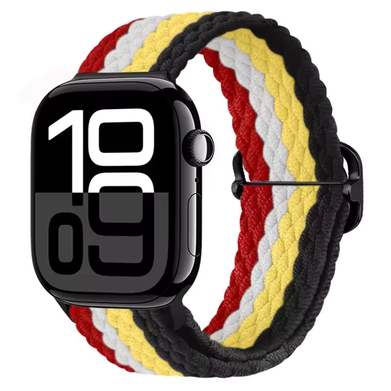 Elastic Braided Nylon Bracelet for Apple Watch Band iWatch Series Ultra/11/10/9/8/7/4/5/6/SE