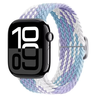 Elastic Braided Nylon Bracelet for Apple Watch Band iWatch Series Ultra/11/10/9/8/7/4/5/6/SE