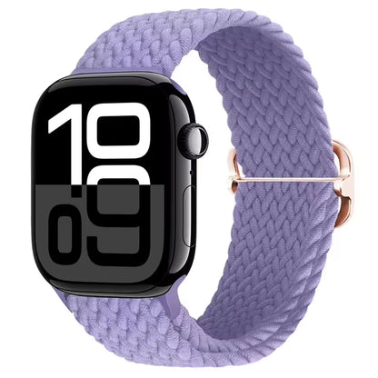 Elastic Braided Nylon Bracelet for Apple Watch Band iWatch Series Ultra/11/10/9/8/7/4/5/6/SE