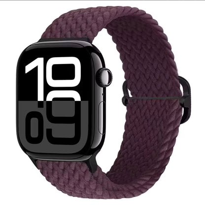 Elastic Braided Nylon Bracelet for Apple Watch Band iWatch Series Ultra/11/10/9/8/7/4/5/6/SE