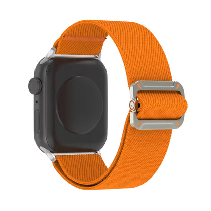 Nylon Elastic Strap for Apple Watch Ultra Band 46mm 45mm 44mm 42mm 49mm 40mm 41mm Series 11/10/9/8/7/6/5