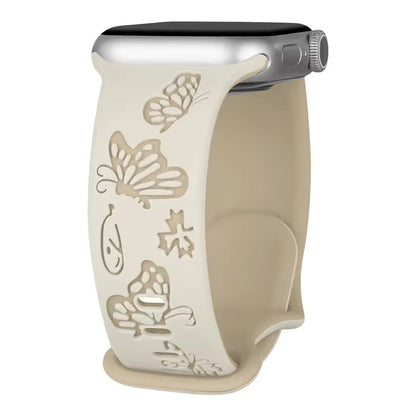 Engraved Sport Strap for Apple Watch Ultra Band 45mm 44mm 42mm 49mm 40 41mm 46mm Series 8/10/11/7/9/6/SE