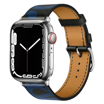 Exquisite Leather Strap for Apple Watch Band iWatch Series Ultra/2/10/9/8/7/6/5/4/3/SE