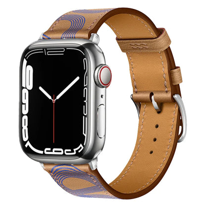 Exquisite Leather Strap for Apple Watch Band iWatch Series Ultra/2/10/9/8/7/6/5/4/3/SE