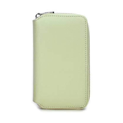 Genuine Saffiano Leather 2-Slot Watch Case - Luxury Travel Watch Organizer for Men & Women