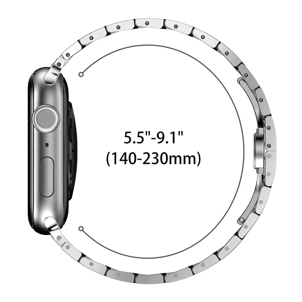 Iron Man Titanium Alloy Strap for Apple Watch Band iWatch Series Ultra3/2/11/10/9/8/7/6/5/4
