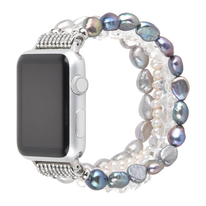 Jewelry Beaded Elastic Bracelet for Apple Watch Band iWatch Series Ultra/2/10/9/8/7/6/5/4/3/SE