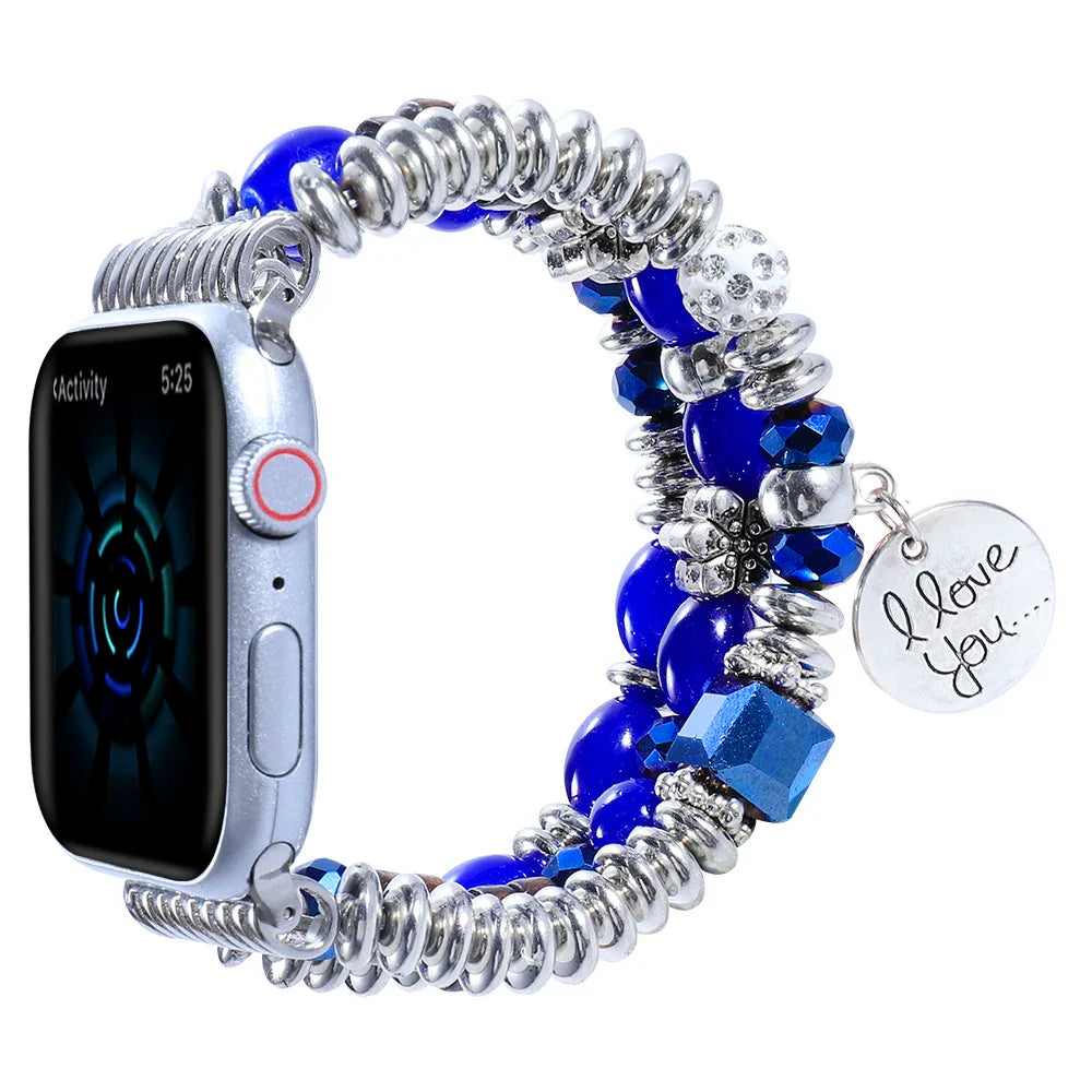 Jewelry Bracelet for Apple Watch Band iWatch Series 10/9/8/7/Ultra2/6/5/4/3/SE
