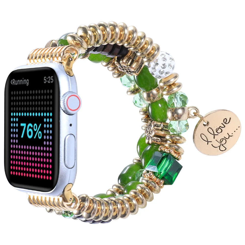 Jewelry Bracelet for Apple Watch Band iWatch Series 10/9/8/7/Ultra2/6/5/4/3/SE