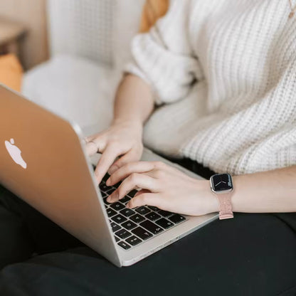 Lace Silicone Bracelet for Apple Watch Band iWatch Series Ultra/10/9/8/7/6/5/4/3/SE