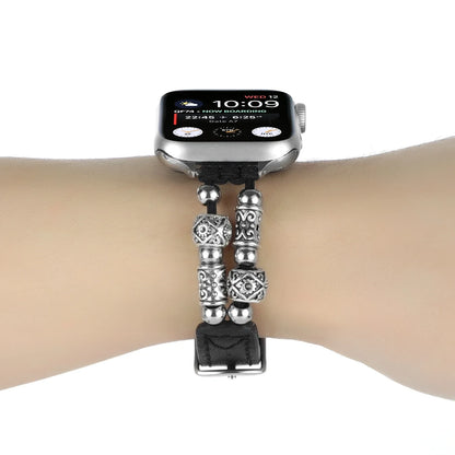Leather Bracelet for Apple Watch Band iWatch Series Ultra2/10/9/8/7/6/5/4/3/SE