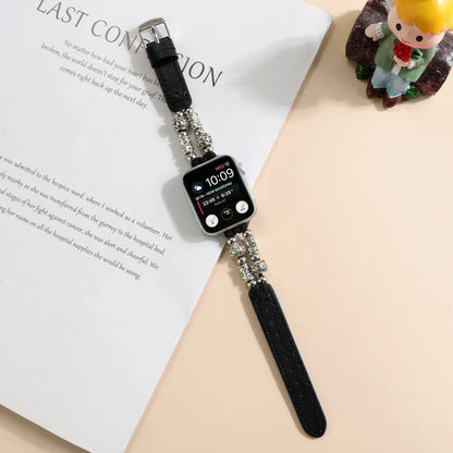 Leather Bracelet for Apple Watch Band iWatch Series Ultra2/10/9/8/7/6/5/4/3/SE