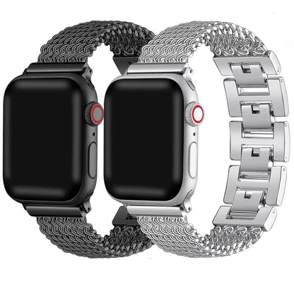 Link Stainless Steel Bracelet for Apple Watch Band iWatch Series 10/9/8/7/6/5/4/SE