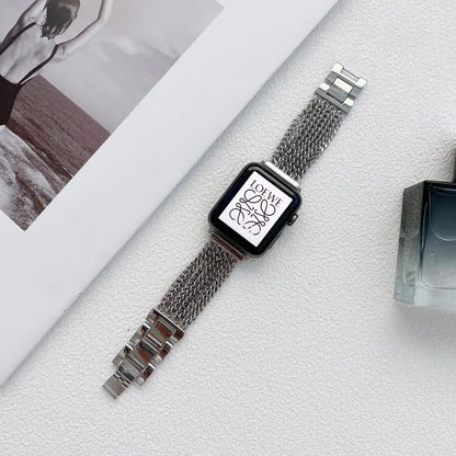 Link Stainless Steel Bracelet for Apple Watch Band iWatch Series 10/9/8/7/6/5/4/SE