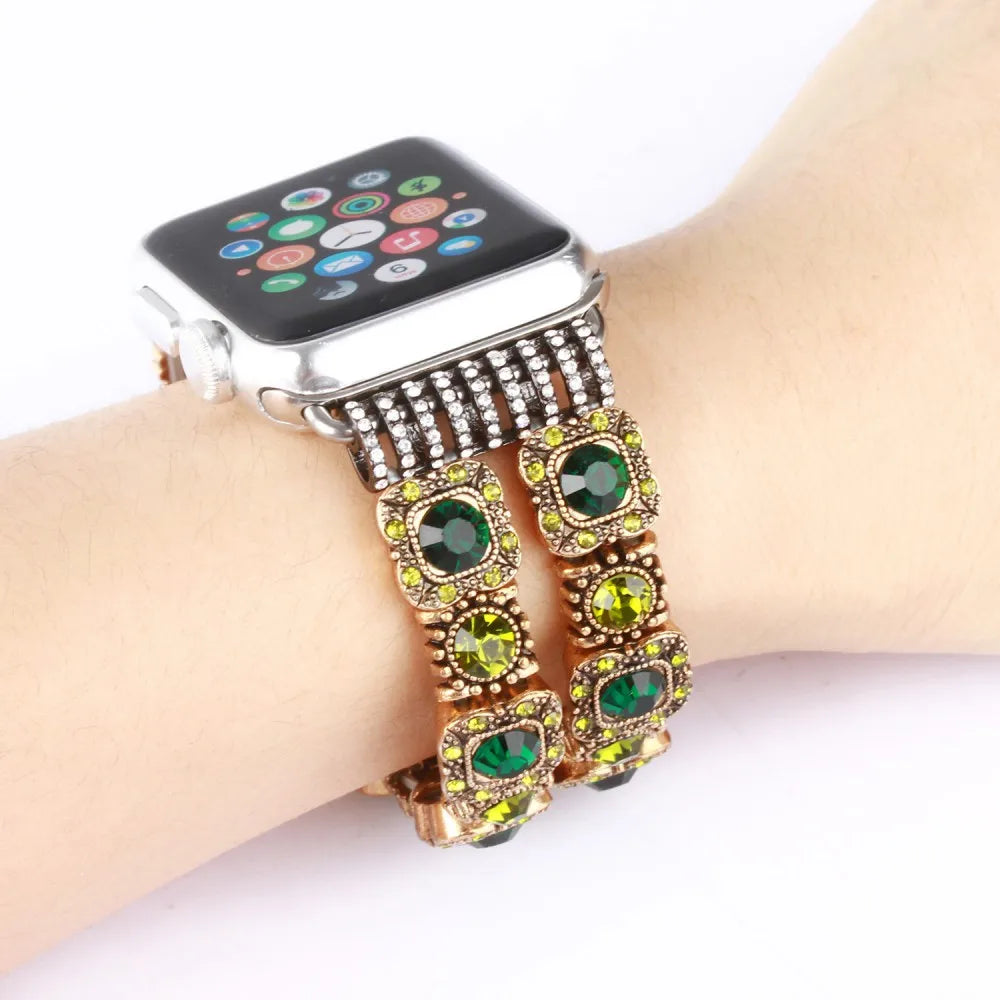 Luxury Diamond Bracelet for Apple Watch Band iWatch Series Ultra/2/10/9/8/7/6/5/4/SE