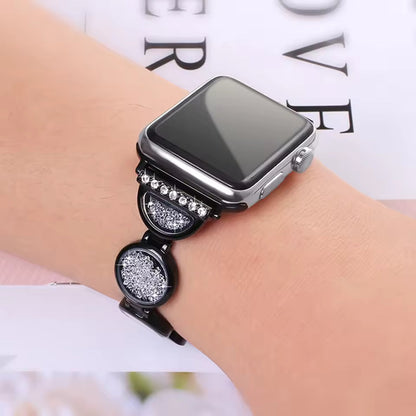 Luxury Stainless Steel Diamond Bracelet for Apple Watch Band iWatch Series Ultra3/11/10/9/8/7/6/5/4/SE