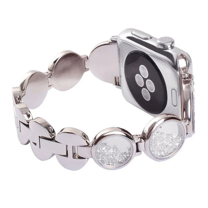 Luxury Stainless Steel Diamond Bracelet for Apple Watch Band iWatch Series Ultra3/11/10/9/8/7/6/5/4/SE