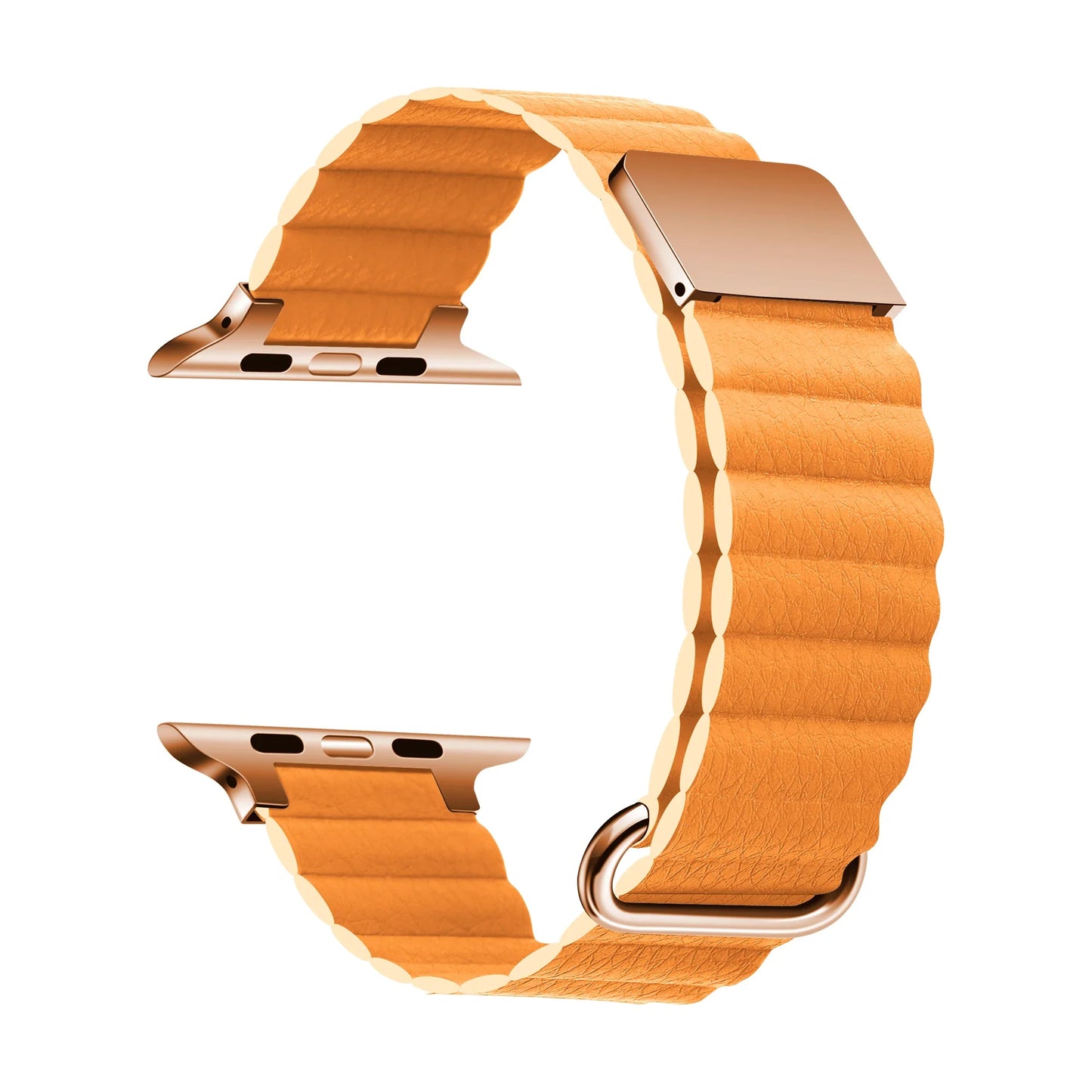 Magnetic Leather Strap for Apple Watch Ultra3 Band 49mm 41mm 44mm 42mm 40mm Series 11/10/9/8/7/6/5/4/SE3