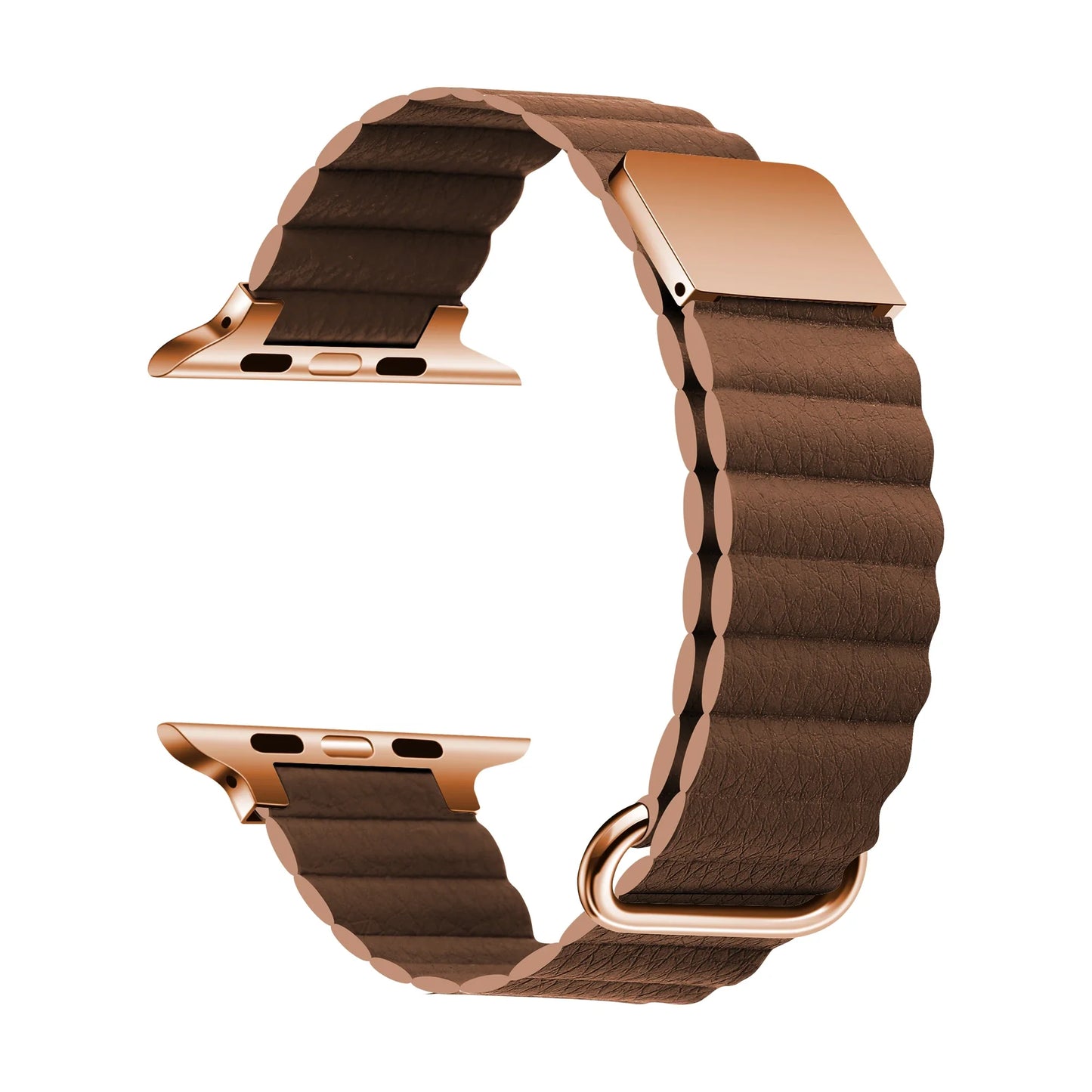Magnetic Leather Strap for Apple Watch Ultra3 Band 49mm 41mm 44mm 42mm 40mm Series 11/10/9/8/7/6/5/4/SE3