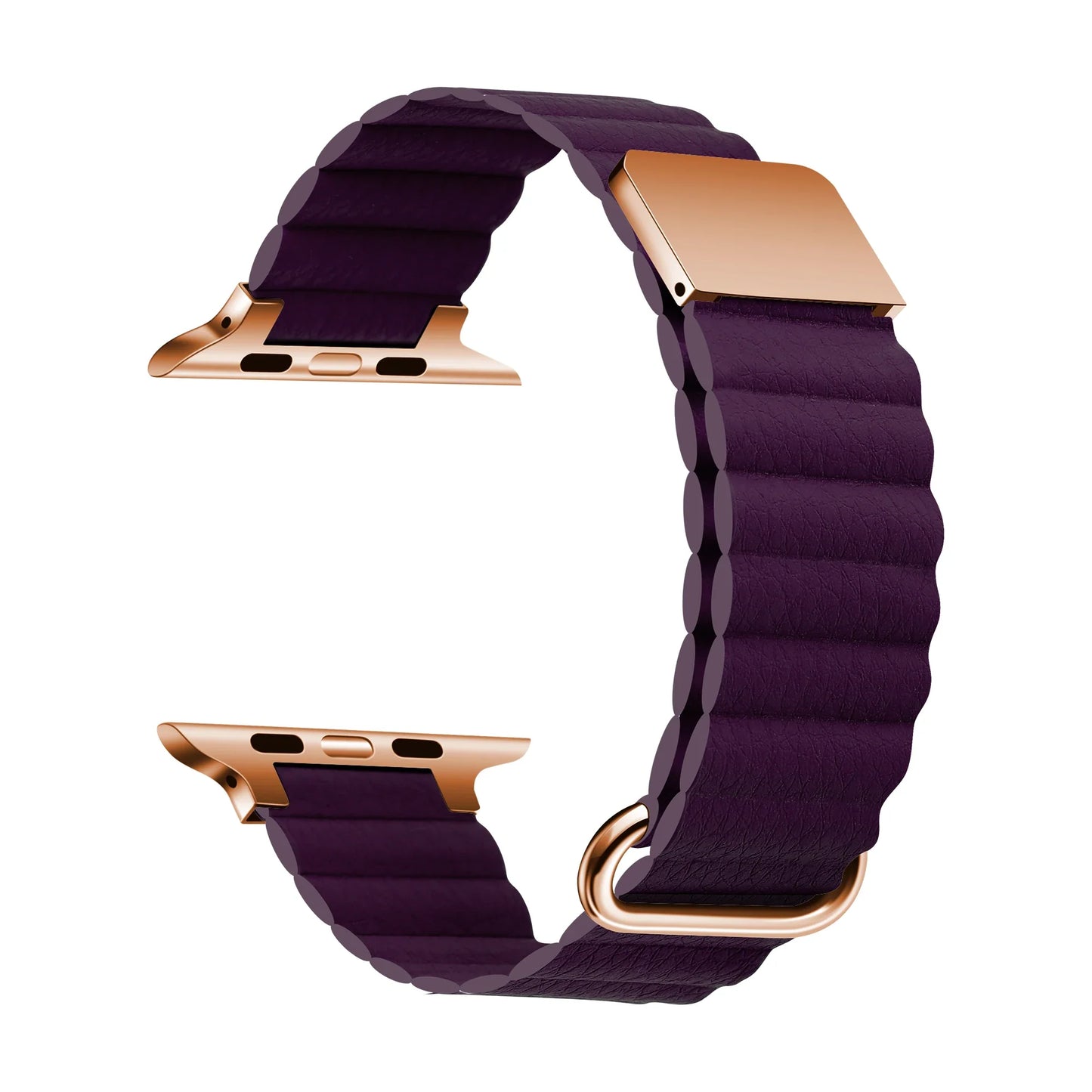 Magnetic Leather Strap for Apple Watch Ultra3 Band 49mm 41mm 44mm 42mm 40mm Series 11/10/9/8/7/6/5/4/SE3