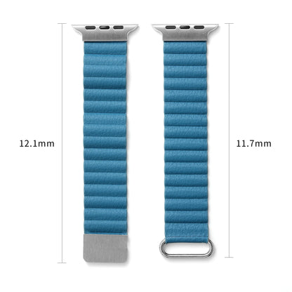 Magnetic Leather Strap for Apple Watch Ultra3 Band 49mm 41mm 44mm 42mm 40mm Series 11/10/9/8/7/6/5/4/SE3
