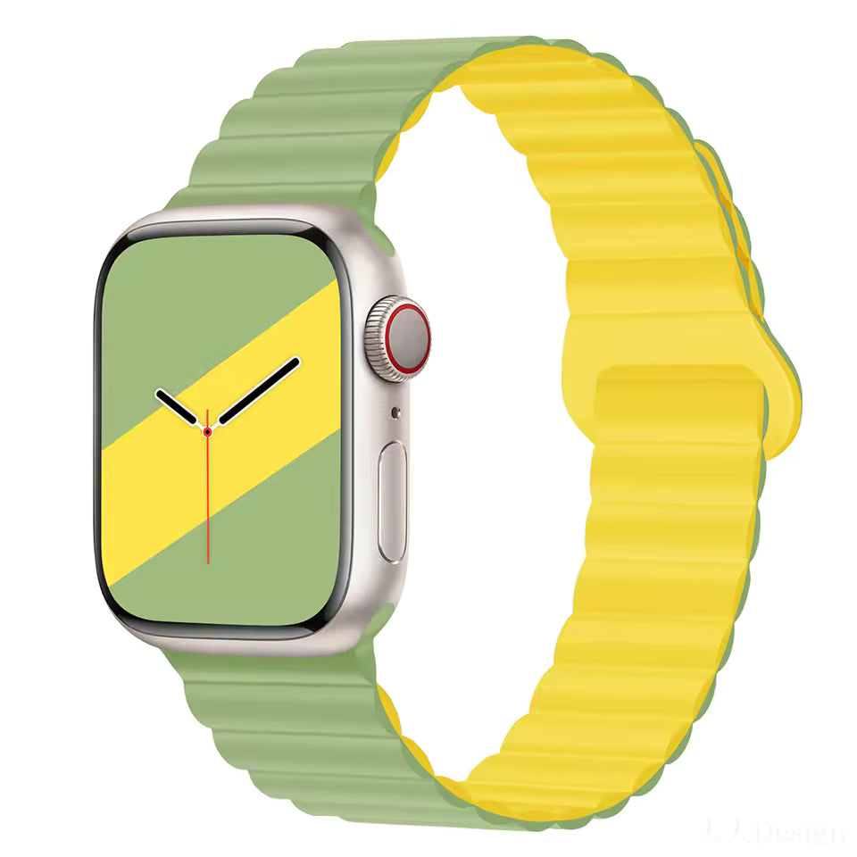 Magnetic Loop Silicone Strap for Apple Watch Ultra/2/10/9/8/7/6/5/4/3/SE2