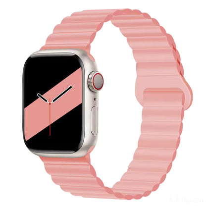 Magnetic Loop Silicone Strap for Apple Watch Ultra/2/10/9/8/7/6/5/4/3/SE2