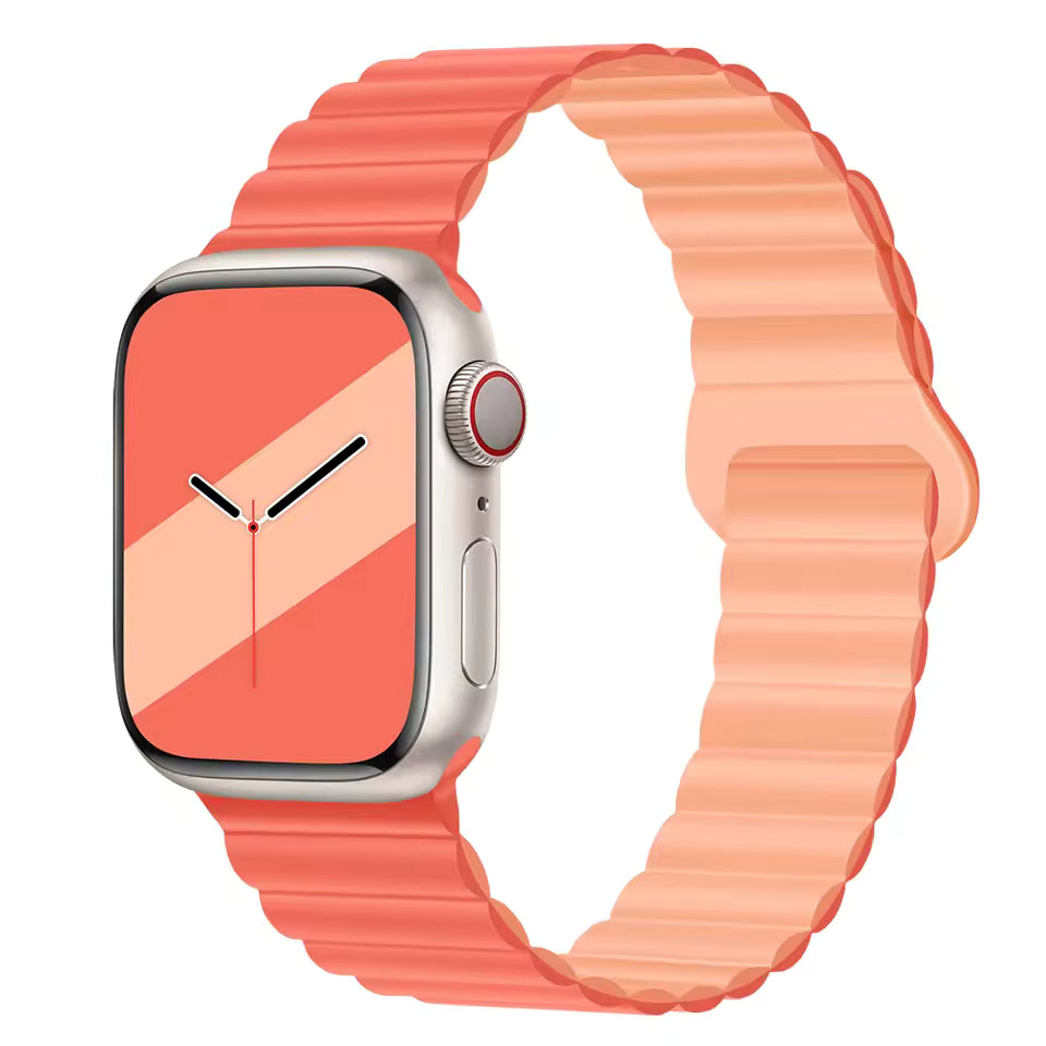 Magnetic Loop Silicone Strap for Apple Watch Ultra/2/10/9/8/7/6/5/4/3/SE2