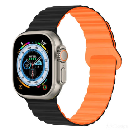 Magnetic Loop Silicone Strap for Apple Watch Ultra/2/10/9/8/7/6/5/4/3/SE2