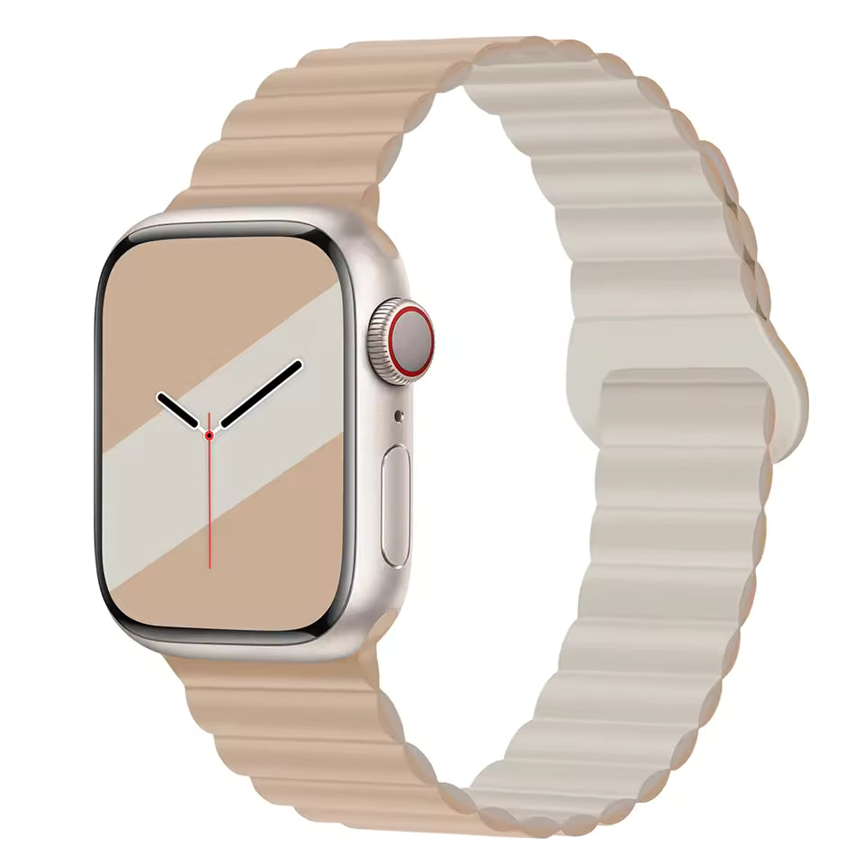Magnetic Loop Silicone Strap for Apple Watch Ultra/2/10/9/8/7/6/5/4/3/SE2