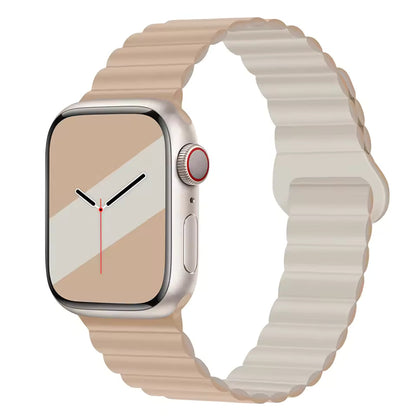 Magnetic Loop Silicone Strap for Apple Watch Ultra/2/10/9/8/7/6/5/4/3/SE2