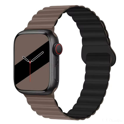 Magnetic Loop Silicone Strap for Apple Watch Ultra/2/10/9/8/7/6/5/4/3/SE2