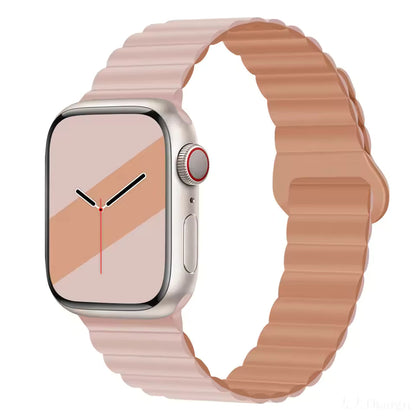 Magnetic Loop Silicone Strap for Apple Watch Ultra/2/10/9/8/7/6/5/4/3/SE2