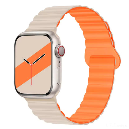 Magnetic Loop Silicone Strap for Apple Watch Ultra/2/10/9/8/7/6/5/4/3/SE2