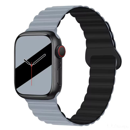 Magnetic Loop Silicone Strap for Apple Watch Ultra/2/10/9/8/7/6/5/4/3/SE2