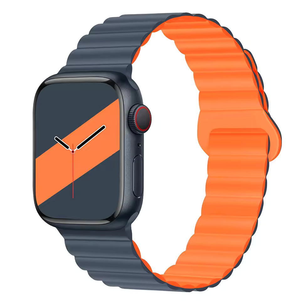 Magnetic Loop Silicone Strap for Apple Watch Ultra/2/10/9/8/7/6/5/4/3/SE2