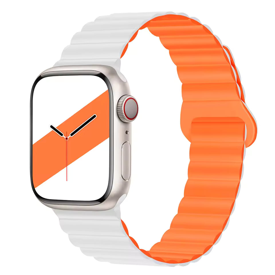 Magnetic Loop Silicone Strap for Apple Watch Ultra/2/10/9/8/7/6/5/4/3/SE2