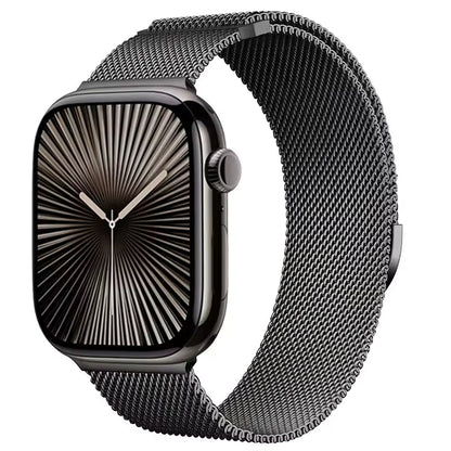 Magnetic Metal Milanese Bracelet for Apple Watch Ultra3/2 Band 49mm 46mm 45mm 41mm 44mm 40mm Series 11/10/9/8/7/6/5/4/SE2