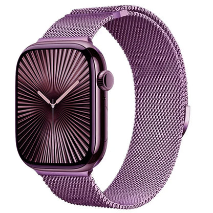Magnetic Metal Milanese Bracelet for Apple Watch Ultra3/2 Band 49mm 46mm 45mm 41mm 44mm 40mm Series 11/10/9/8/7/6/5/4/SE2
