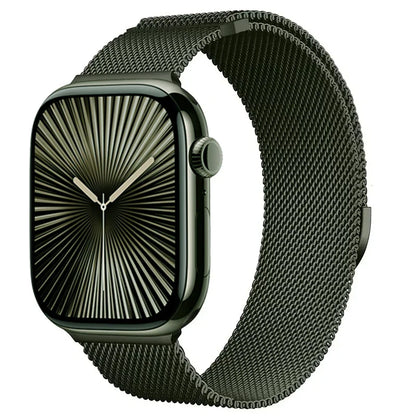 Magnetic Metal Milanese Bracelet for Apple Watch Ultra3/2 Band 49mm 46mm 45mm 41mm 44mm 40mm Series 11/10/9/8/7/6/5/4/SE2