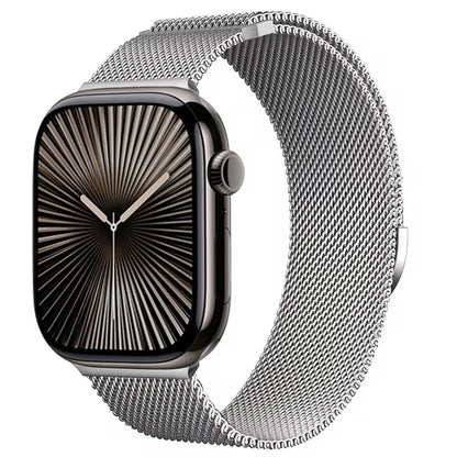 Magnetic Metal Milanese Bracelet for Apple Watch Ultra3/2 Band 49mm 46mm 45mm 41mm 44mm 40mm Series 11/10/9/8/7/6/5/4/SE2
