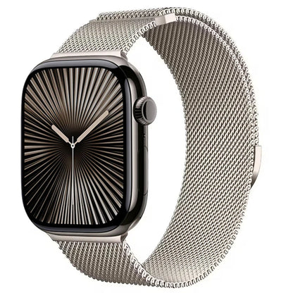 Magnetic Metal Milanese Bracelet for Apple Watch Ultra3/2 Band 49mm 46mm 45mm 41mm 44mm 40mm Series 11/10/9/8/7/6/5/4/SE2