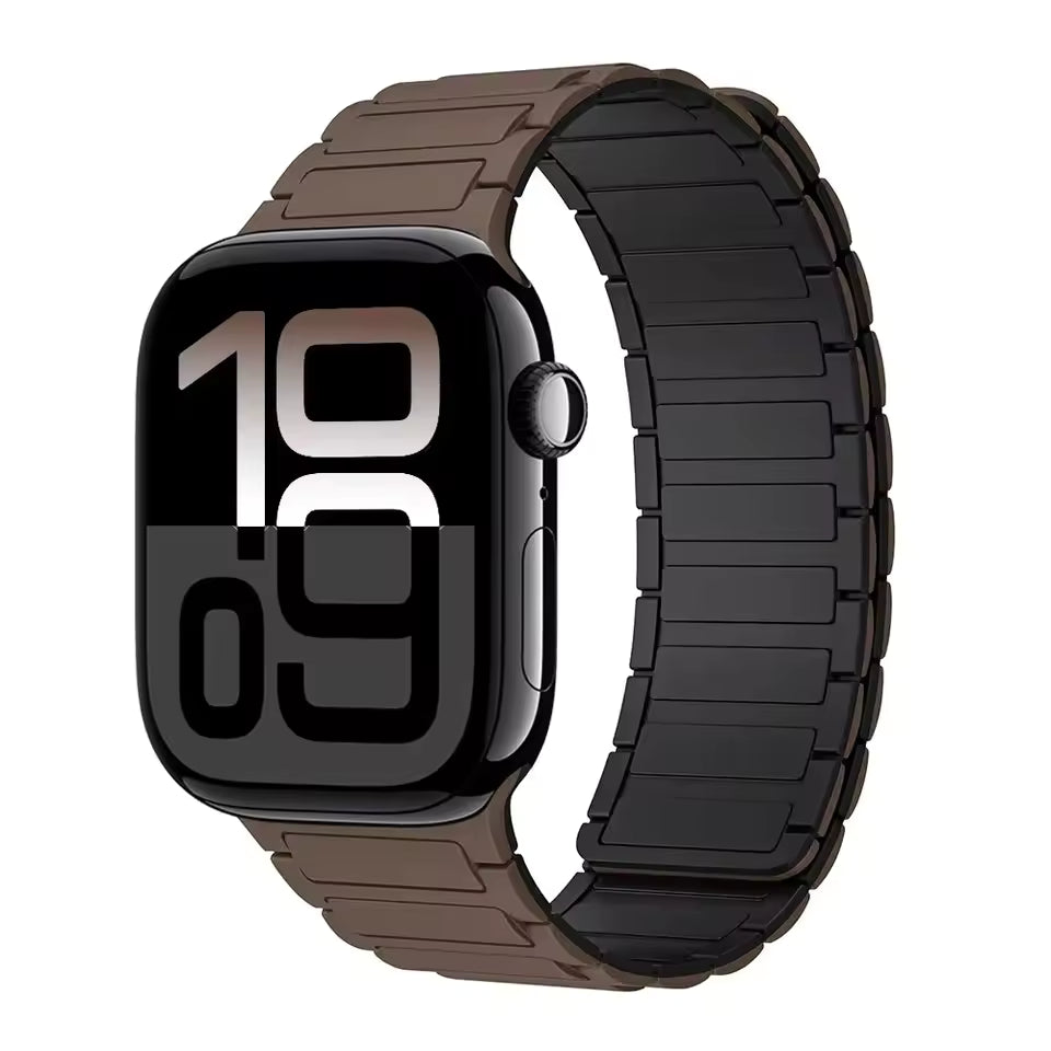 Magnetic Silicone Strap for Apple Watch Band iWatch Series Ultra3/2/11/10/9/8/7/6/5/SE