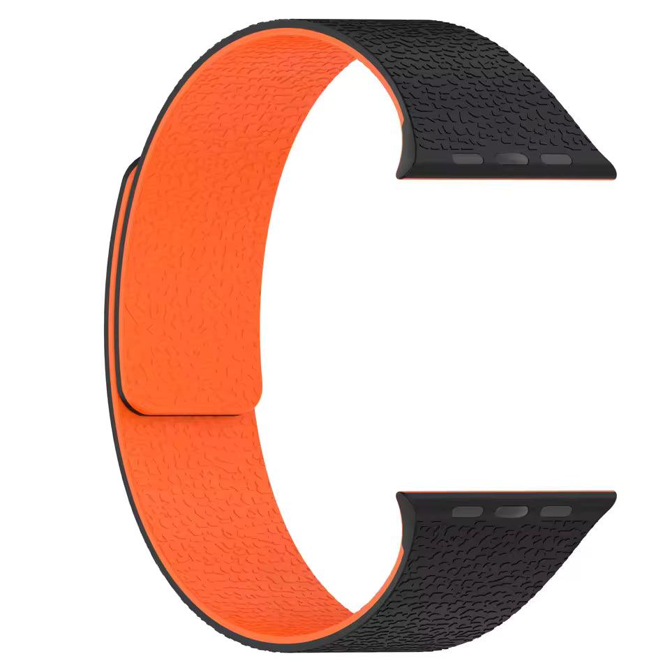 Magnetic Silicone Strap for Apple Watch Ultra 3/2 Band 40mm 44mm 45mm 46mm 49mm 42mm Series 11/10/9/8/7/6/5/4/SE