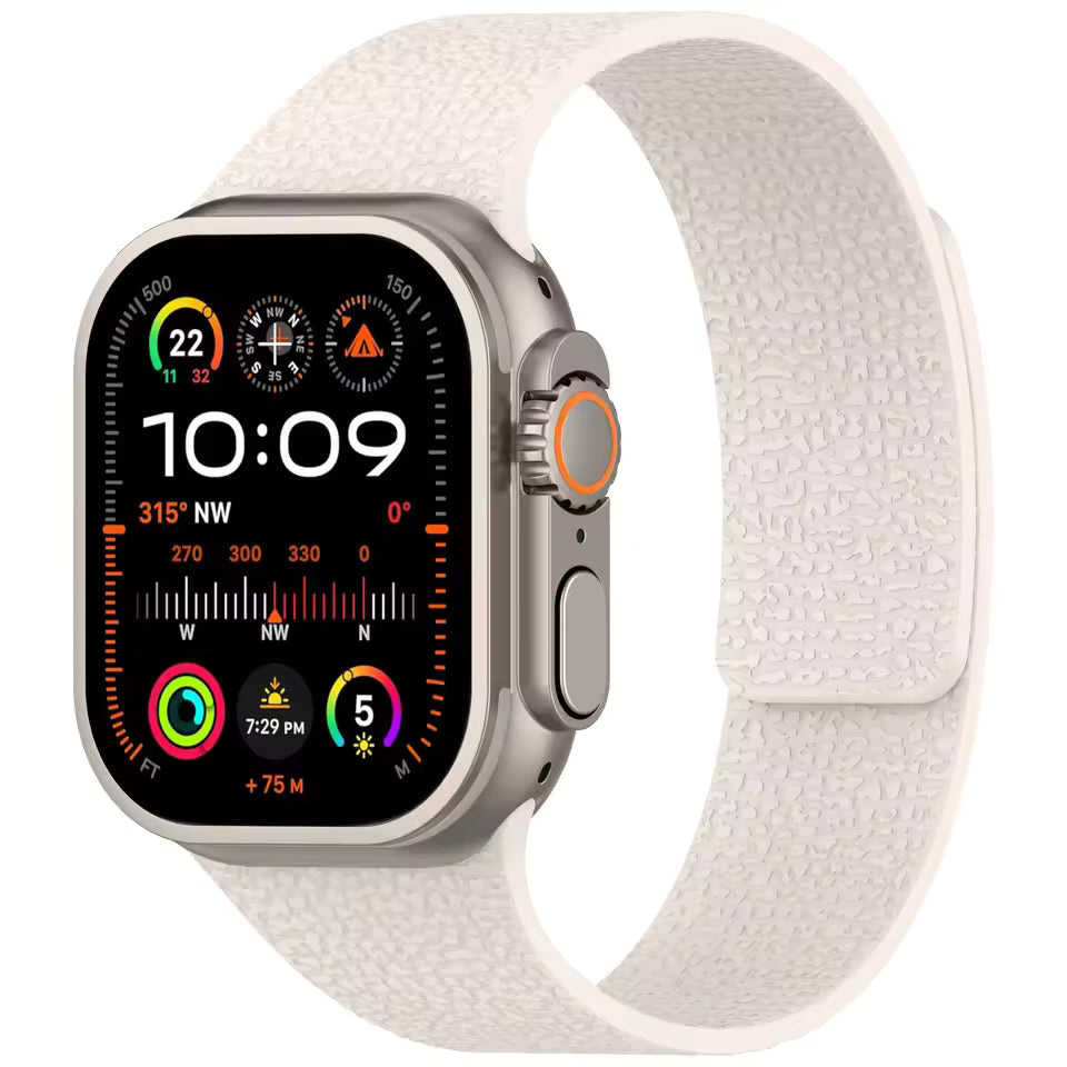 Magnetic Silicone Strap for Apple Watch Ultra 3/2 Band 40mm 44mm 45mm 46mm 49mm 42mm Series 11/10/9/8/7/6/5/4/SE