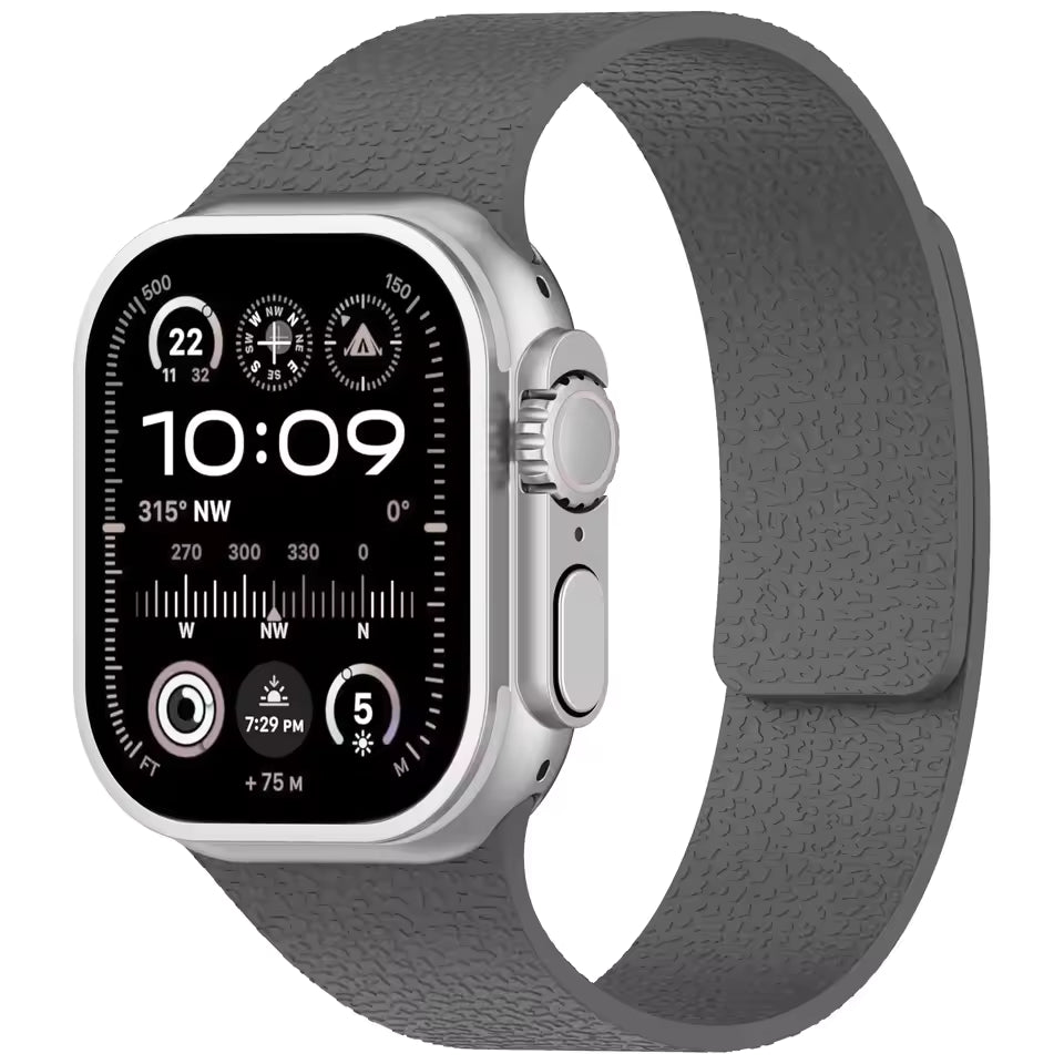 Magnetic Silicone Strap for Apple Watch Ultra 3/2 Band 40mm 44mm 45mm 46mm 49mm 42mm Series 11/10/9/8/7/6/5/4/SE