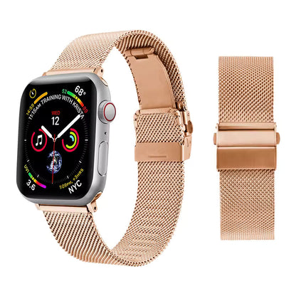 Metal Milanese Bracelet for Apple Watch Band iWatch Series Ultra2/10/9/8/7/6/5/4/SE