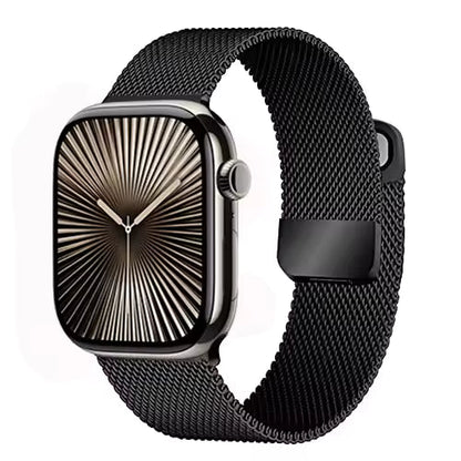 Milanese Double Section Magnetic Strap for Apple Watch Ultra2 Band 49mm 46mm 45mm 41mm 44mm 40mm 42mm Series 10/9/8/7/6/5/4/SE