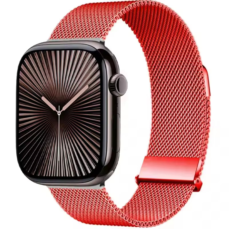 Milanese Magnetic Strap for Apple Watch Ultra2 Band 49mm 46mm 45mm 41mm 44mm 40mm Series 10/9/8/7/6/5/4/SE